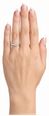 James Moore & Co 0.80ct Princess Natural Diamond Platinum Solitaire Ring J40893 - alternate view 4