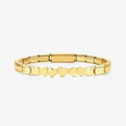 Nomination TRENDSETTER Bracelets In Gold PVD Stainless Steel With Hearts 021111/001