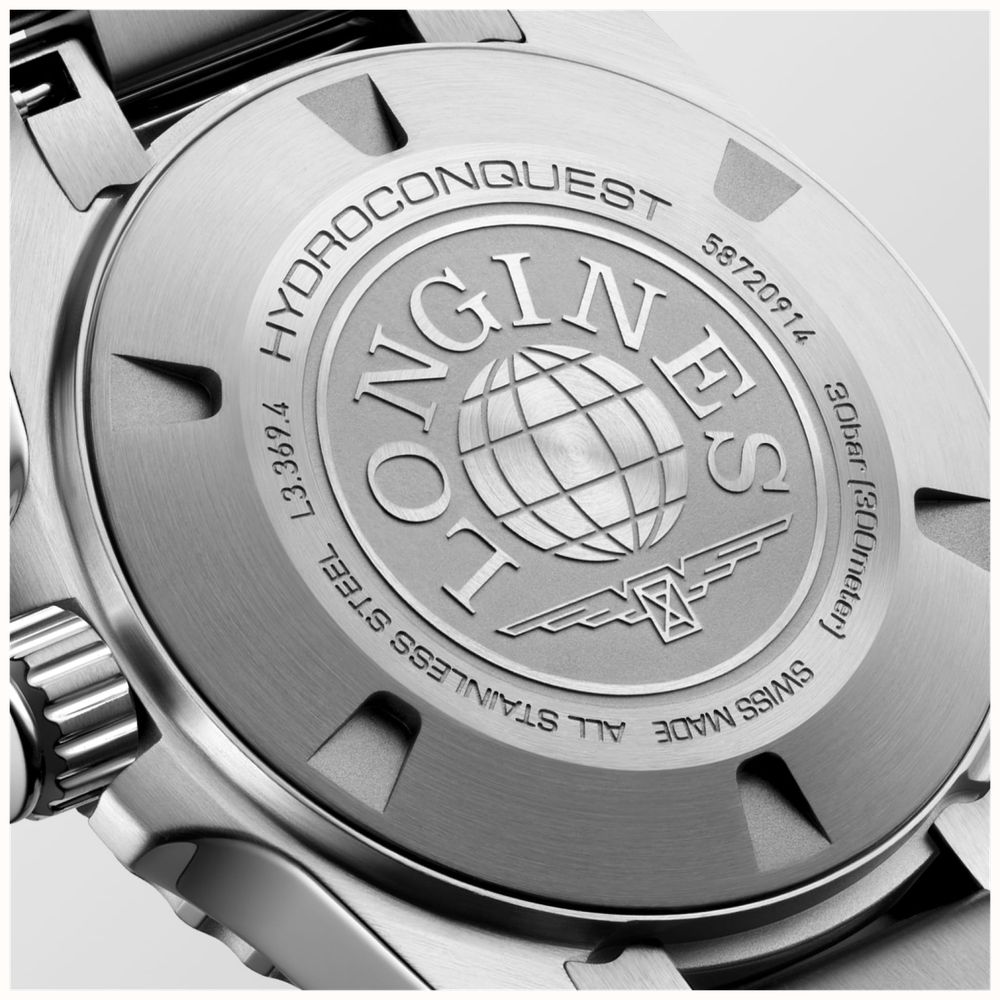 LONGINES HydroConquest Quartz Diamond (30mm) Mother-of-Pearl Dial / Stainless Steel Bracelet L33694876 - alternate view 5