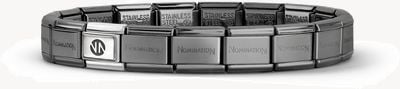Nomination Gun Metal Base Bracelet
