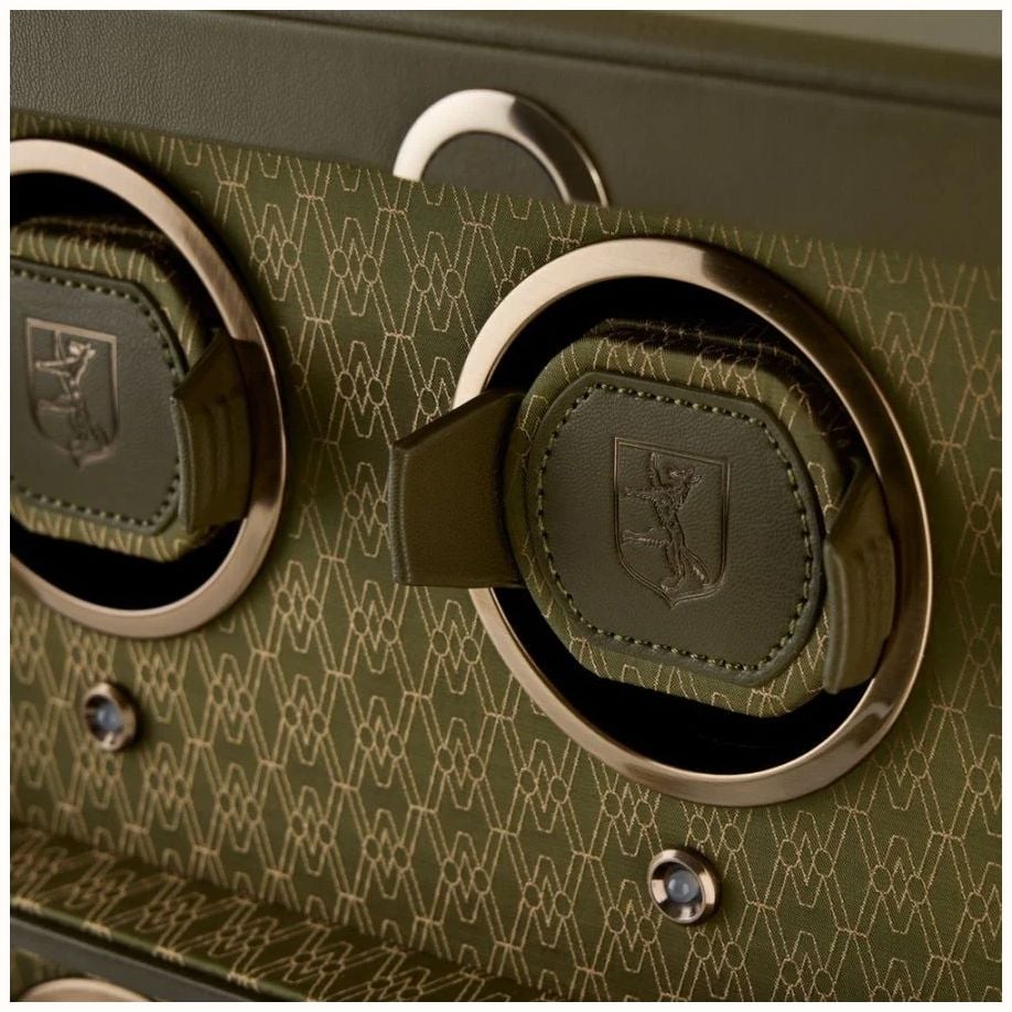 WOLF Wolf Earth 6 Piece Watch Winder in Olive 191641 - alternate view 4