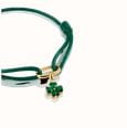 Thomas Sabo Cloverleaf Charm with green nanocrystal in a heart-shaped cut – Connect CC1326-M01-6 - alternate view 2