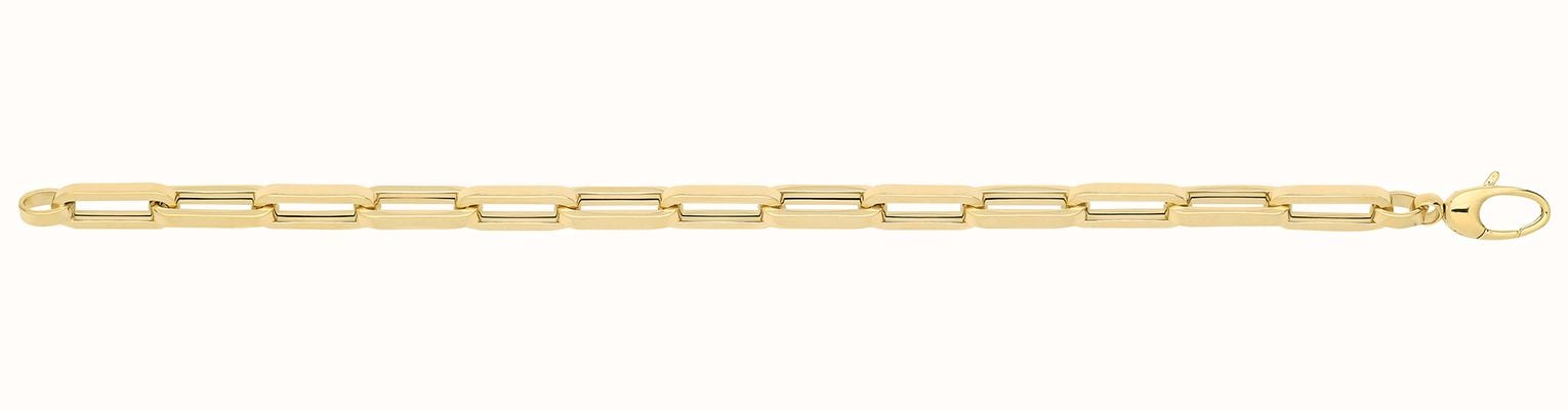 James Moore TH 9ct Yellow Gold Hollow Bracelet BR695