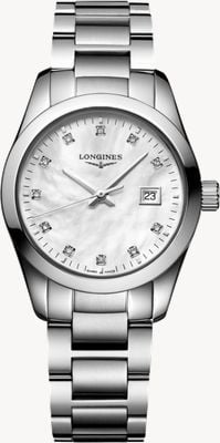 LONGINES Conquest Classic (29.5mm) Mother-of-Pearl Dial / Stainless Steel Bracelet L22864876