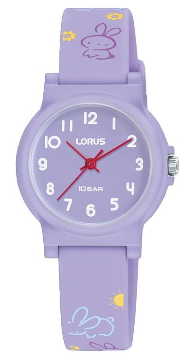 Lorus RRX43JX9 Junior Bunny Pattern (27mm) Purple Dial / Watch