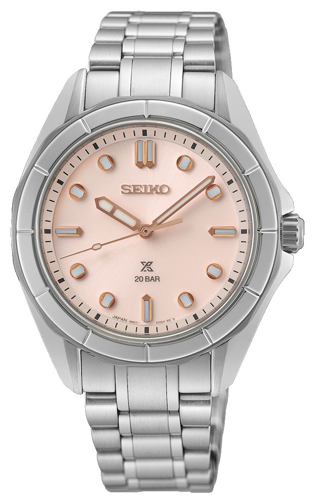 Seiko SUR597J1 Prospex Ladies Marine Sports In Shell Pink Watch