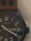 Customer picture of Limit Men's Brown PU Leather Strap Black Dial 5492.01