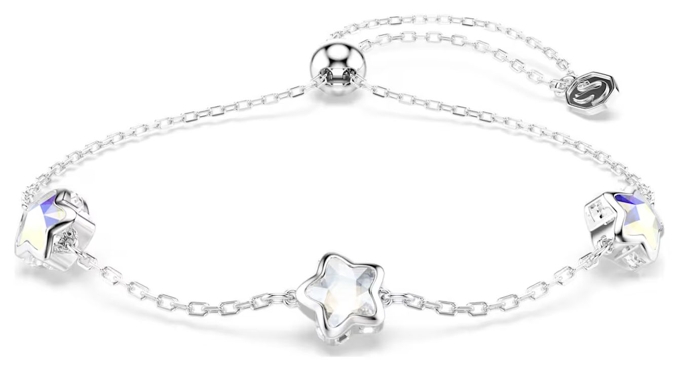 Swarovski 5754185 Chroma bracelet Star, White, Rhodium Jewellery
