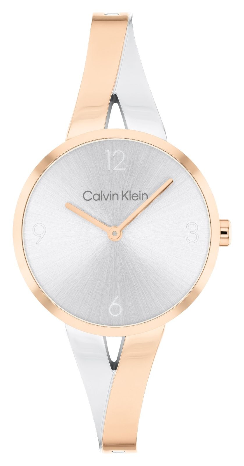 Photos - Wrist Watch Calvin Klein 25100028 Women's Joyful  Silver Dial / Watch Silver,Rose Gold 25100028 (30mm)