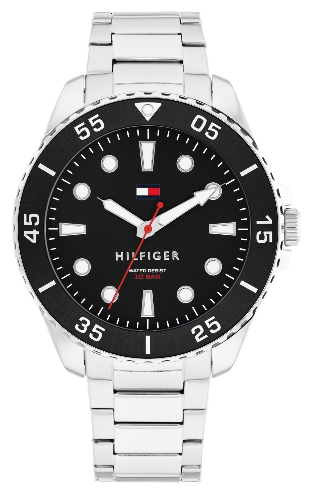 Tommy Hilfiger 1792203 Oceanic Diver (42mm) Black Dial / Watch