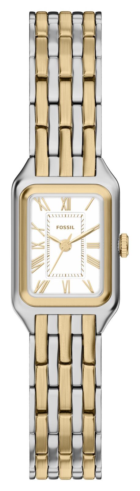 Fossil ES5468 Raquel Mini Three-Hand Quartz (18mm) White Watch