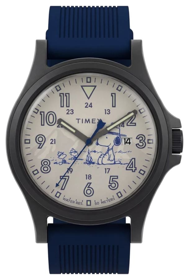 Timex TW2Y84700 PEANUTS EXPEDITION ACADIA Silicone Strap Watch