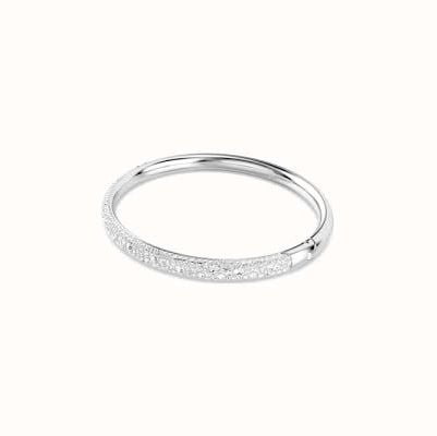 Swarovski Meteora Bangle Snow Pavé White Crystals Rhodium L 5684242