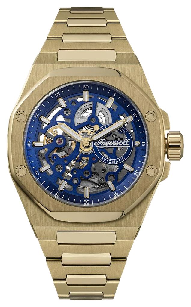 Ingersoll I17602 THE FALLER Automatic (43.5mm) Blue Skeleton Watch