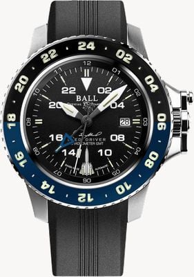Ball Watch Company Engineer Hydrocarbon AeroGMT Sled Driver (42 mm) Black Rubber Strap DG2018C-P17C-BK