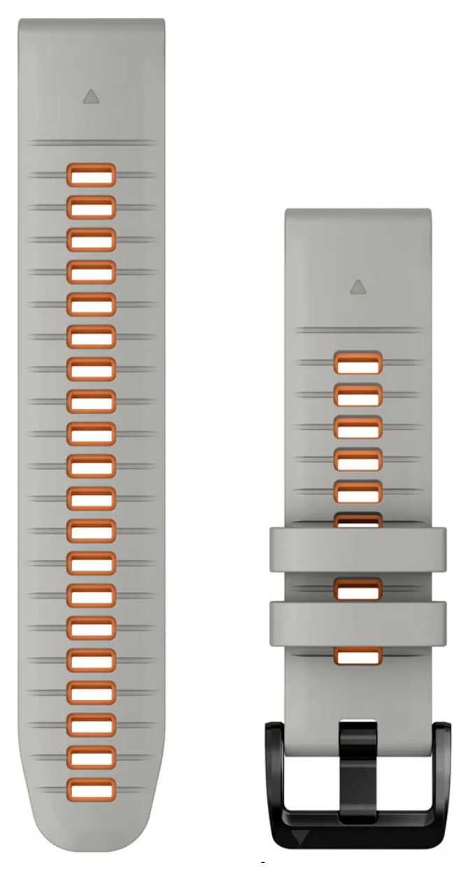 Garmin 010-13280-02 Quickfit 22 Strap Only Fog Grey/Ember Watch