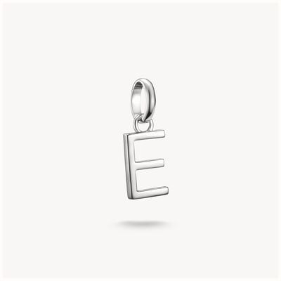 Thomas Sabo Charm Pendant Letter E Connect Silver CC1211-001-21