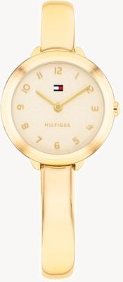Tommy Hilfiger DEMI BANGLE Two-Hand Quartz (26mm) Gold Dial / Gold PVD Stainless Steel Bracelet 1782895