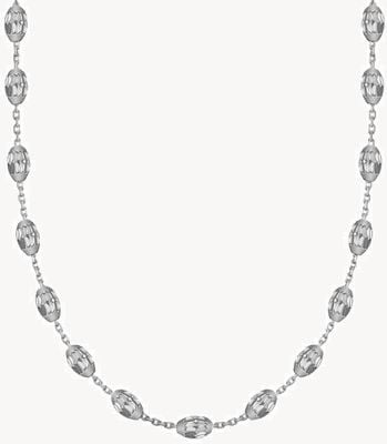 Real Effect London Sterling Silver Bead Chain - (18 Inches) RE18WHT