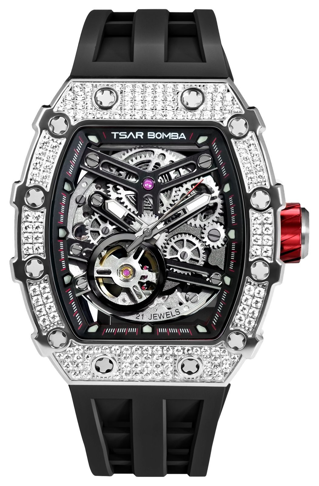TSAR BOMBA TB8208D-06 Elemental Series Crystal Automatic (43 Watch