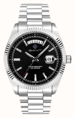 GANT Fairfax Day/Date Quartz (41mm) Black Dial / Stainless Steel Bracelet G189001