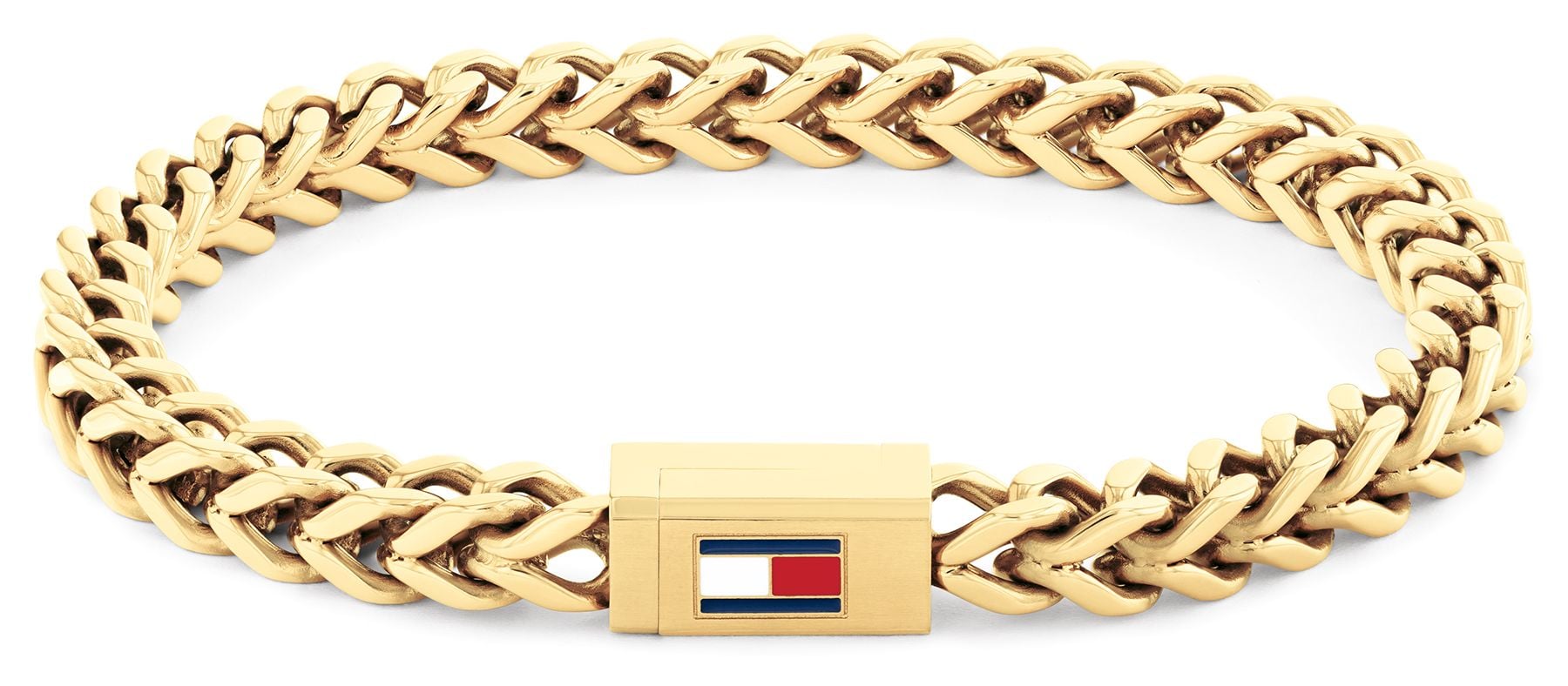 Tommy Hilfiger 2790648 Men's Braided Metal Gold Bracelet Jewellery