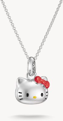 Thomas Sabo X Hello Kitty Silver Face Pendant Necklace KE2387-M06-7-L45V