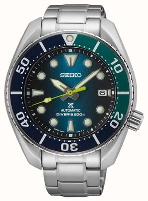 Seiko Prospex ‘Silfra’ Sumo Diver Limited Edition (45mm) Blue Dial / Stainless Steel Bracelet SPB431J1
