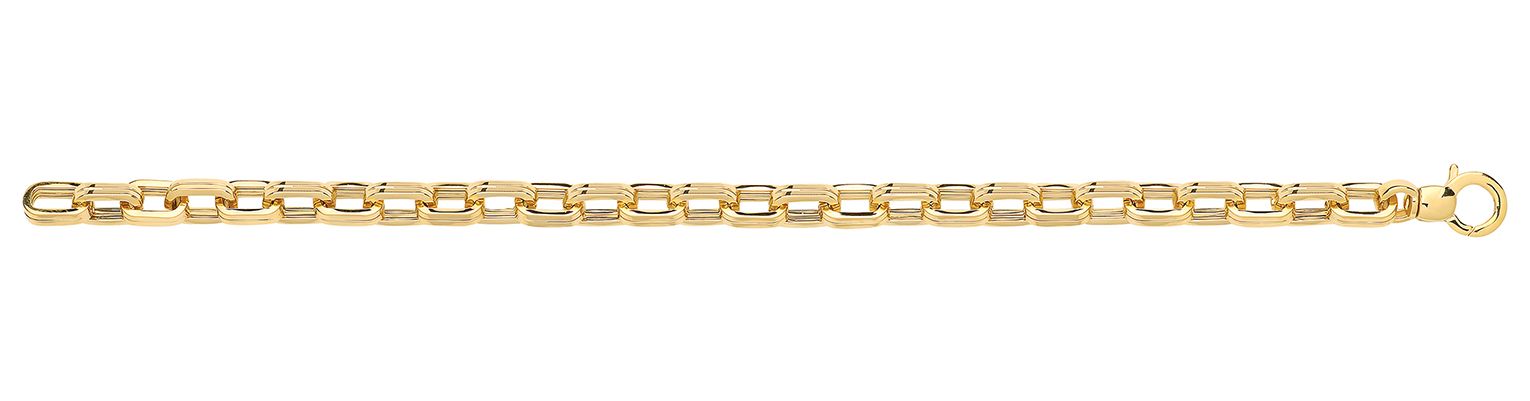 James Moore TH BR622 Women's 9ct Yellow Gold 7.5 Inches Jewellery