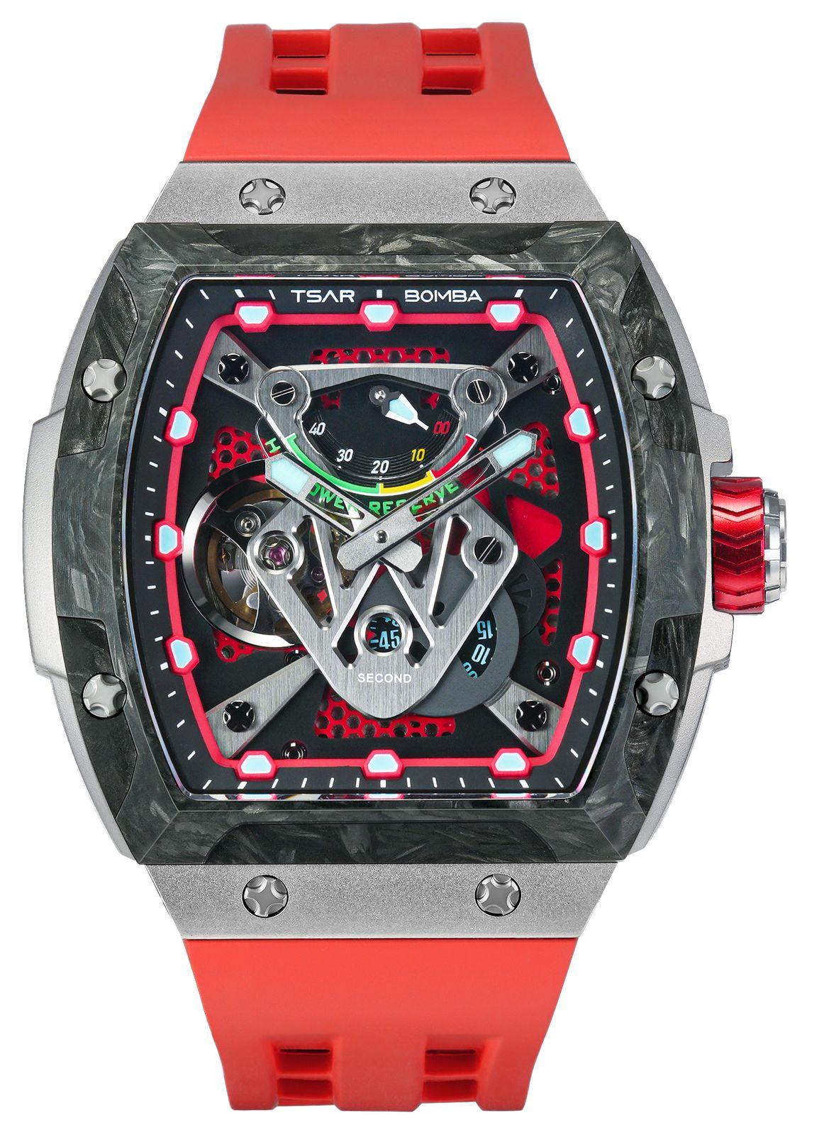TSAR BOMBA TB8216TF-02 Neutron Automatic Titanium Limited Watch