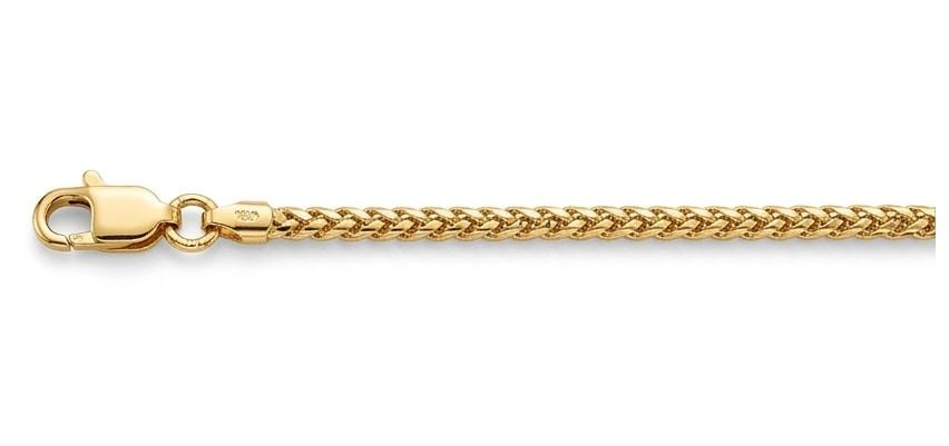 James Moore HTSP-160-9Y-20 9ct Yellow Gold Semi Solid Triple Jewellery