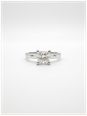 James Moore & Co 0.80ct Princess Natural Diamond Platinum Solitaire Ring J40893
