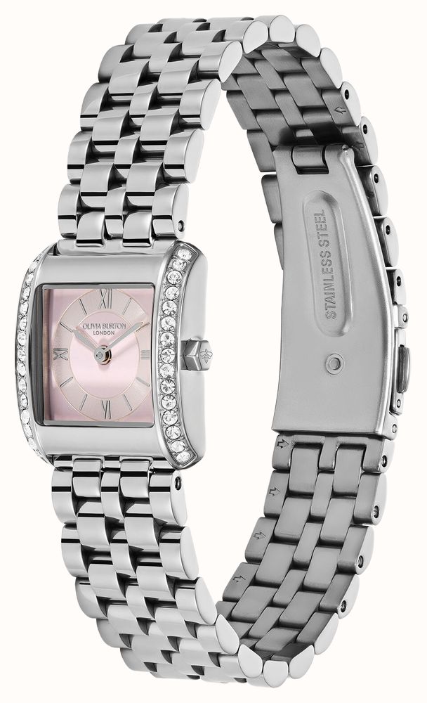 Olivia Burton 21mm Berkley Blush & Silver Bracelet 24000381 - alternate view 2