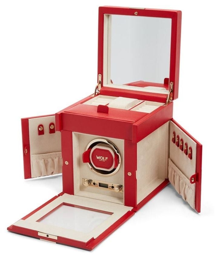 WOLF 213772 Palermo Single Watch Winder with jewellery