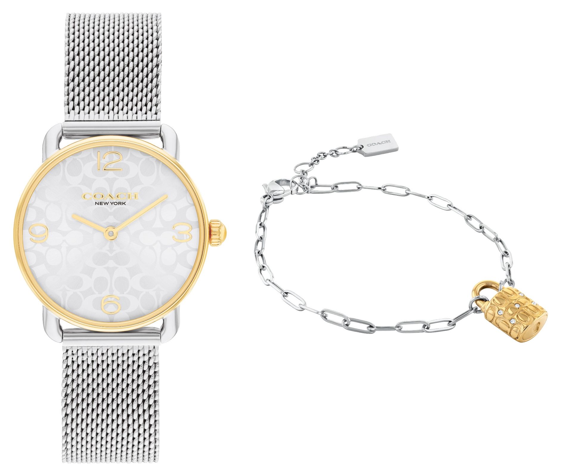 Coach 14000115 Women's Elliot Gift Set (28mm) Silver Dial / Watch