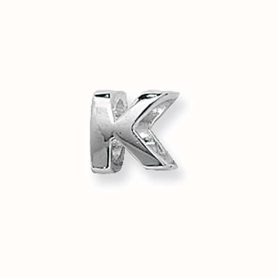 James Moore TH Silver & Co Letter K Charm G80401/K