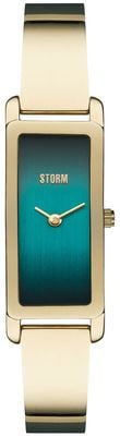 STORM LAILA GOLD TEAL (17mm) Teal Green Dial / Gold-Tone Stainless Steel Bangle Bracelet 47546/GD/T