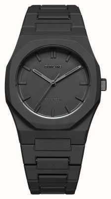 D1 Milano Polycarbon Nebula (37mm) Matte Black Dial / Black Polycarbonate Strap PCBU01