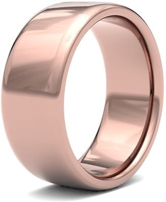 James Moore Wedding Rings | 9ct Rose Gold | 8mm | Medium | Soft Court | AG_8GMS-9R