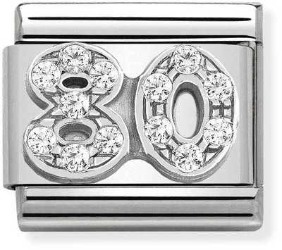 Nomination Classic 80 Sterling Silver & Steel Charm 330304/34