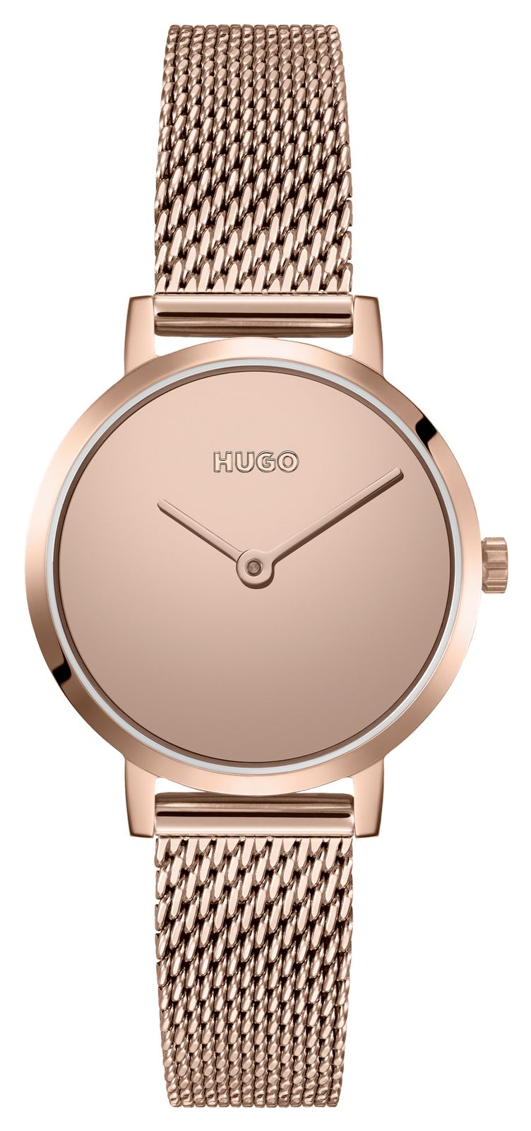 HUGO 1540085 #CHERISH | Rose Gold Dial | Rose Gold PVD Mesh Watch