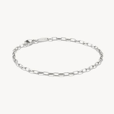 Thomas Sabo Charm Bracelet Paperclip Silver A2206-001-21-L19V