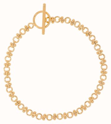 Burren Jewellery 18k Gold Plated Dainty Intricate Bracelet B1693