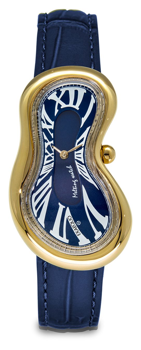 Exaequo Melting Watch EX 0002.0004 Classic PVD Yellow Gold (