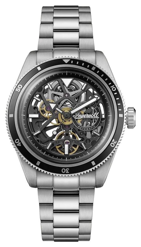 Ingersoll I18001 THE BUCK Automatic (43mm) Black Skeleton Watch