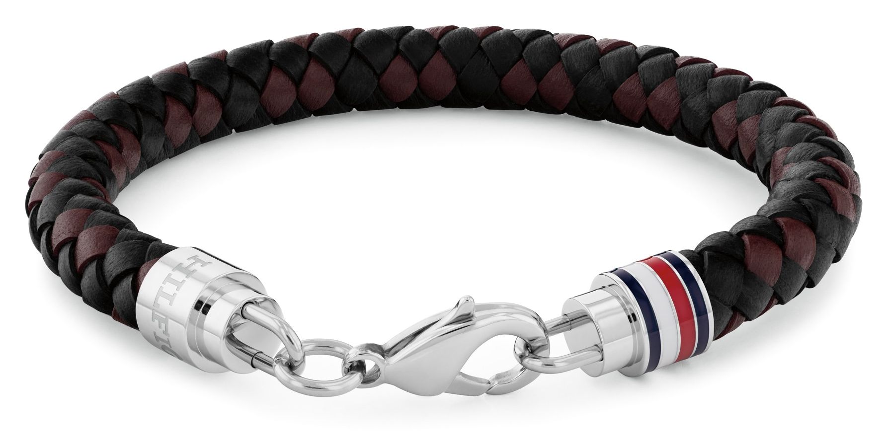 Tommy Hilfiger 2790632 Men's Tyson Black and Brown Braided Jewellery