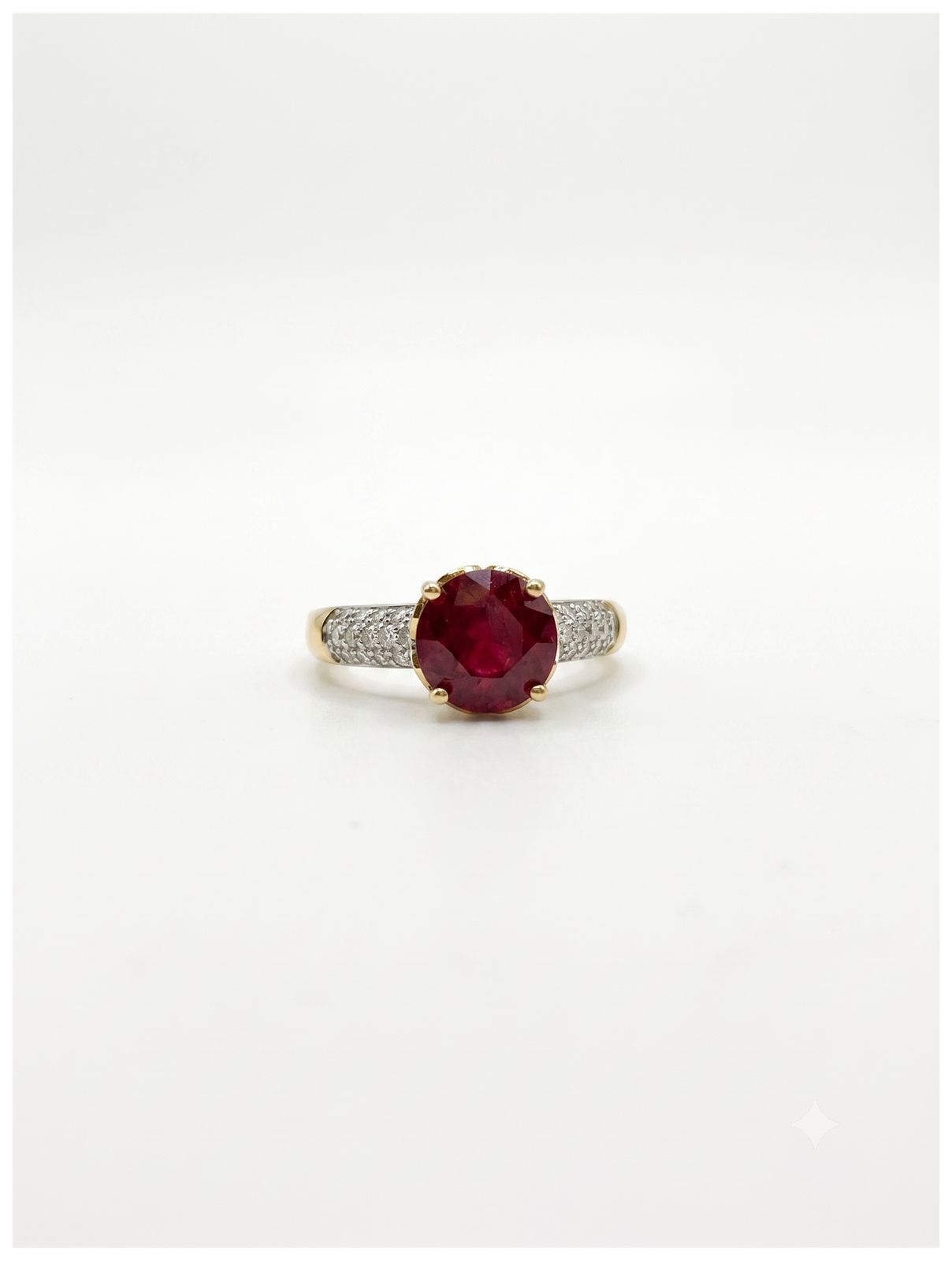James Moore & Co J8224 18ct Yellow Gold 1.75ct Ruby & Jewellery