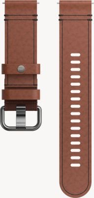 Polar Brown Leather Wristband M/L 22mm 910110292