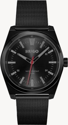 HUGO #ARK (40mm) Black Dial / Black PVD Stainless Steel Mesh Bracelet 1530440