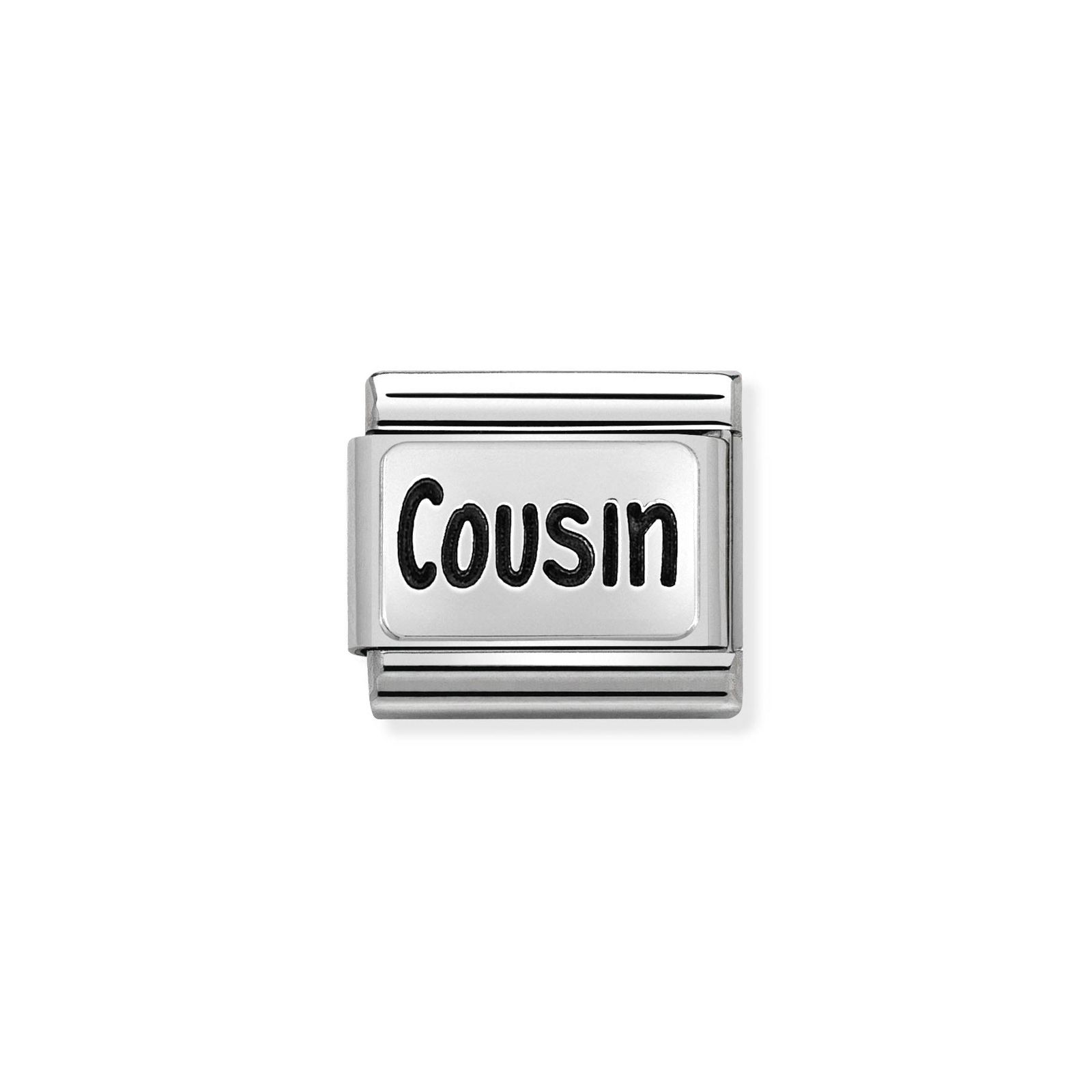 Nomination 330109/12 Classic Cousin Oxidised Sterling Silver Jewellery